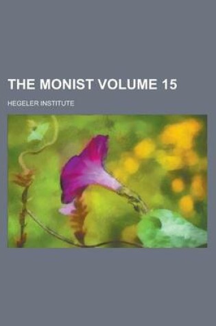 Cover of The Monist (Volume 32)