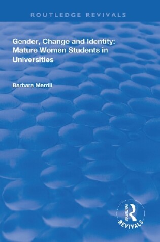 Cover of Gender, Change and Identity