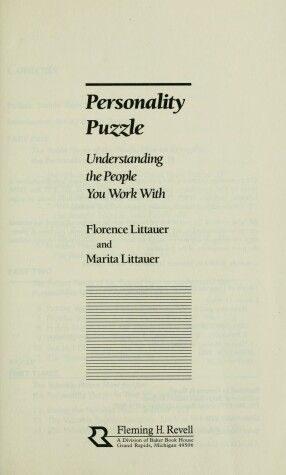 Book cover for Personality Puzzle