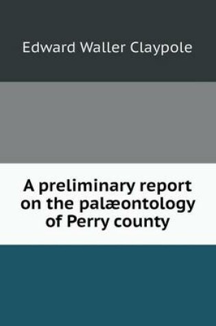 Cover of A preliminary report on the palæontology of Perry county