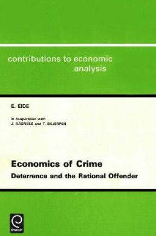 Cover of Economics of Crime