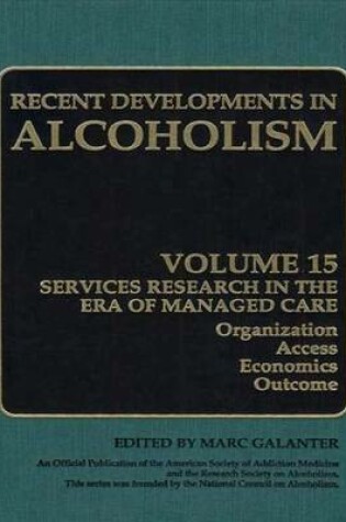 Cover of Recent Developments in Alcoholism