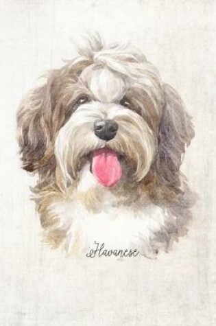 Cover of Havanese Dog Portrait Notebook