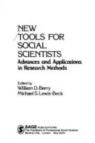Cover of New Tools for Social Scientsts