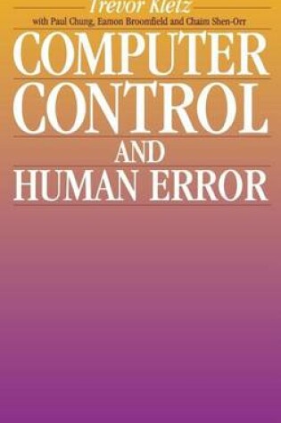 Cover of Computer Control and Human Error