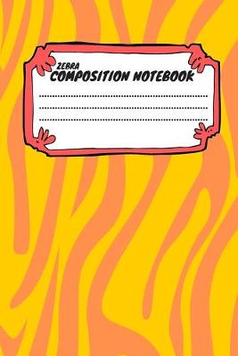 Book cover for Zebra Composition Notebook