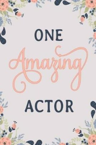 Cover of One Amazing Actor