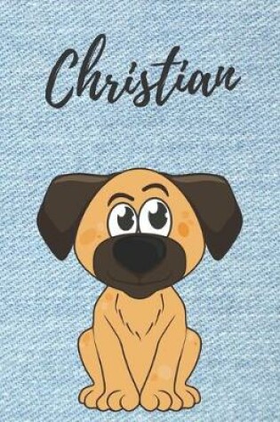 Cover of Personalisiertes Notizbuch - Hunde Christian