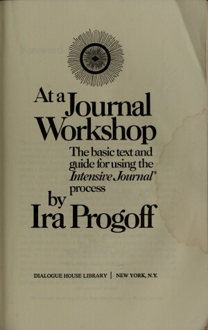 Book cover for At a Journal Workshop