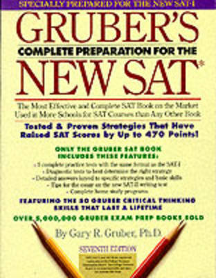 Book cover for Gruber's Complete Preparation for the New SAT