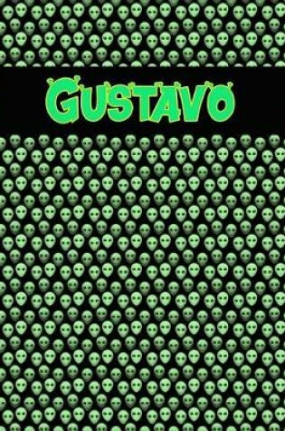 Cover of 120 Page Handwriting Practice Book with Green Alien Cover Gustavo