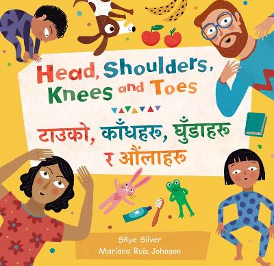 Book cover for Head, Shoulders, Knees and Toes (Bilingual Nepali & English)