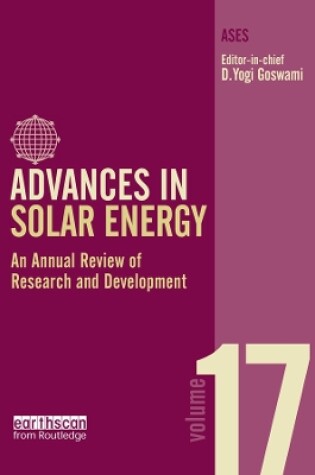 Cover of Advances in Solar Energy