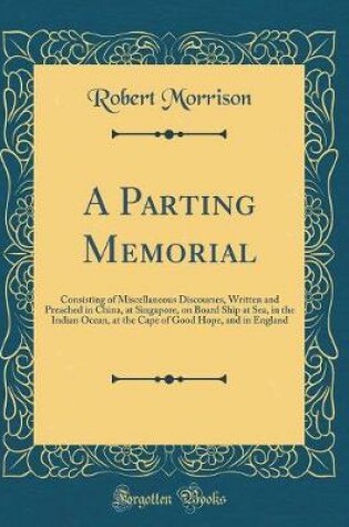 Cover of A Parting Memorial