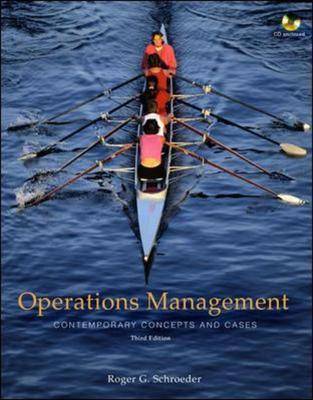 Book cover for Operations Management: Contemporary Concepts and Cases