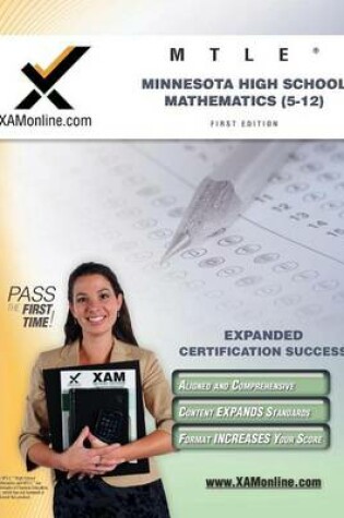 Cover of Mtle Minnesota High School Mathematics (5-12) Teacher Certification Test Prep Study Guide