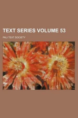 Cover of Text Series Volume 53