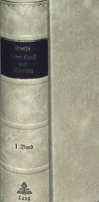 Book cover for Ueber Kunst Und Alterthum