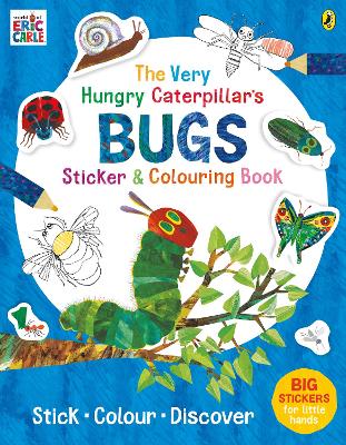 Book cover for The Very Hungry Caterpillar's Bugs Sticker and Colouring Book