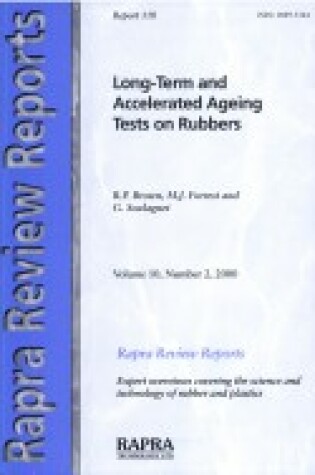 Cover of Long-term and Accelerated Ageing Tests on Rubbers