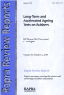 Book cover for Long-term and Accelerated Ageing Tests on Rubbers