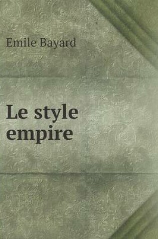 Cover of Le style empire