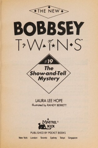 Cover of New Bobbsey Twins #19