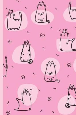 Book cover for Busy Cat Doing Yoga - Pink