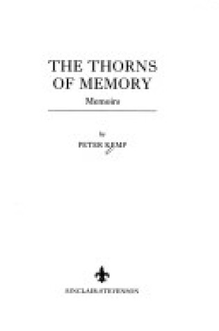 Cover of The Thorns of Memory