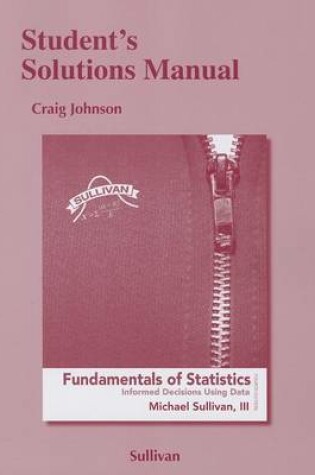 Cover of Student's Solutions Manual for Fundamentals of Statistics