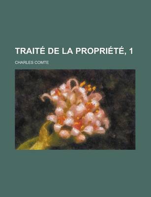 Book cover for Traite de La Propriete, 1