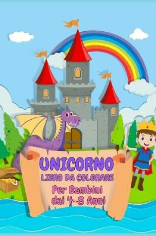 Cover of Unicorno Libro da Colorare