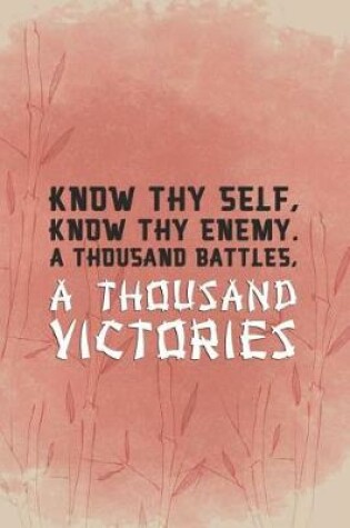 Cover of Know Thy Self, Know Thy Enemy. A Thousand Battles, A Thousand Victories