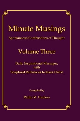 Book cover for Minute Musings Volume Three