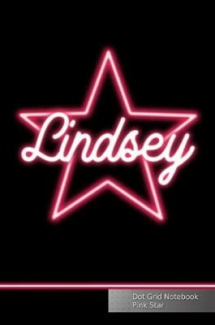 Cover of Lindsey Dot Grid Notebook Pink Star