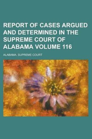 Cover of Report of Cases Argued and Determined in the Supreme Court of Alabama (68)