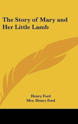 Book cover for The Story of Mary and Her Little Lamb