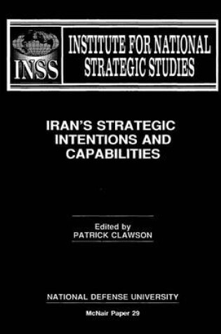 Cover of Iran's Strategic Intentions and Capabilities