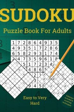 Cover of Sudoku Puzzle Book for Adults