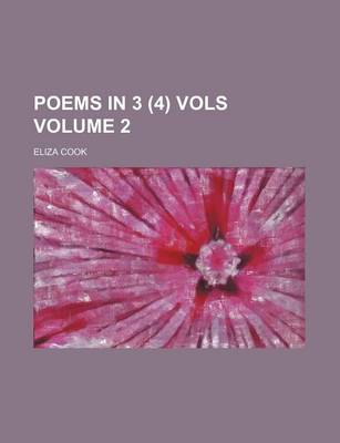 Book cover for Poems in 3 (4) Vols Volume 2