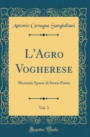 Cover of L'Agro Vogherese, Vol. 3