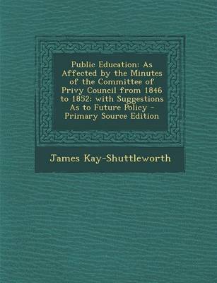 Book cover for Public Education