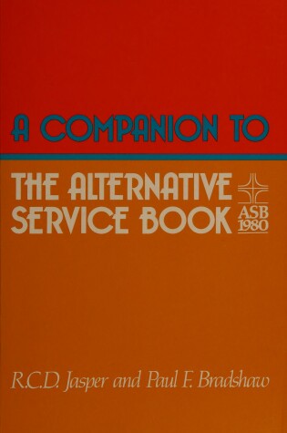 Cover of A Companion to the Alternative Service Book