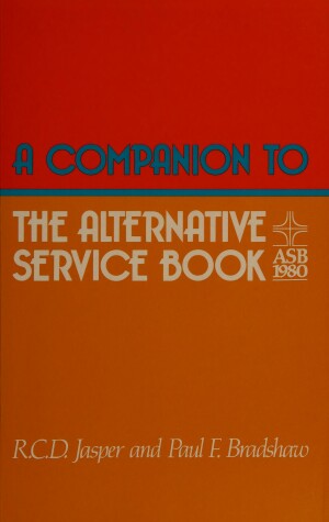 Book cover for A Companion to the Alternative Service Book