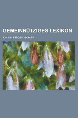 Cover of Gemeinnutziges Lexikon