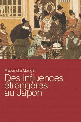 Book cover for Des influences etrangeres au Japon