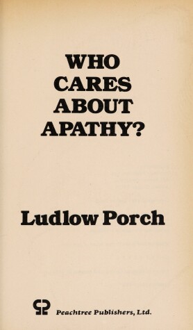 Book cover for Who Cares about Apathy?