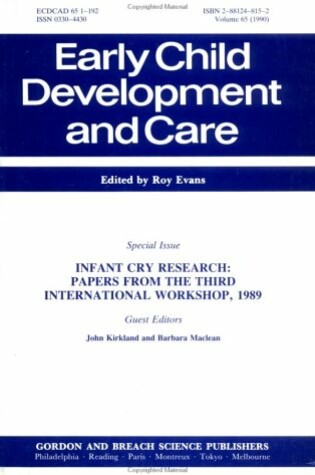 Cover of Infant Cry Research:Papers Ari