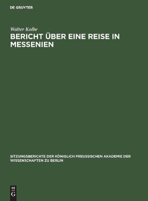 Book cover for Bericht uber eine Reise in Messenien