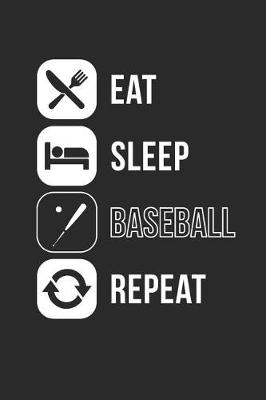 Book cover for Eat Sleep Baseball Repeat